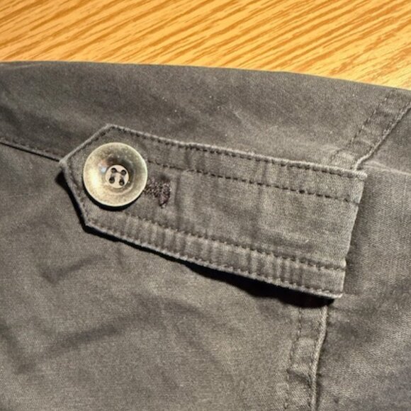 Brandy Melville Black Hooded Utility Jacket, Lightweight, Cropped- One Size - Picture 4 of 13